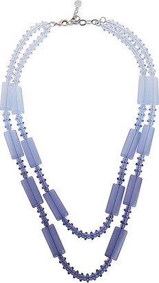 Gradient Effect Double Layered Necklace