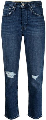 Maya high-rise cropped jeans