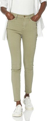 Amazon Brand Women's High-Rise Skinny-Colored Denim