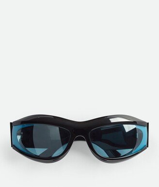 Cangi Wraparound Injected Acetate Sunglasses