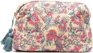 Louise Misha large Teiki cotton make-up pouch