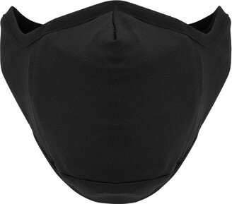 Safe+Mate Winter Cloth Face Mask with Fleece Lined Earmuffs - Black (2 Pack)