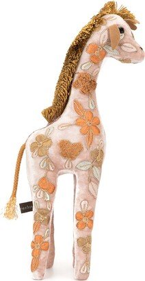 Embroidered Giraffe Soft Toy