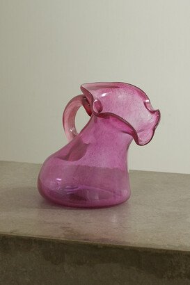Thaw Medium Recycled-glass Jug - Purple