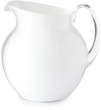 Mario Luca Giusti Palla Transparent Acrylic Pitcher, White