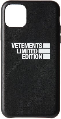 Black 'Limited Edition' Logo iPhone 11 Pro Max Case