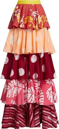 Erica Tiered Ruffle Maxi Skirt