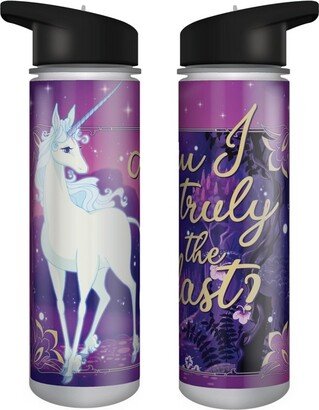 The Last Unicorn Am I Truly the Last? 24 Ounce Transparent Plastic Water Bottle