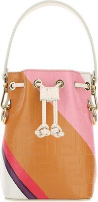 Mon Tresor FF Motif Small Bucket Bag