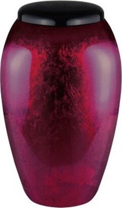 Metallic Magenta Adult Cremation Urn For Ashes