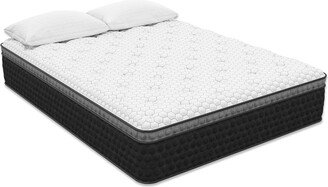 EDWINRAY 14 Hybrid King Mattress, Medium Feel with Copper-Infused Memory Foam