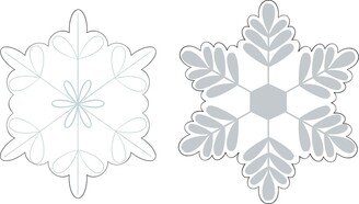 Snowflake 1 Or 2 Cookie Cutter