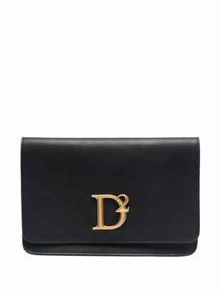 Logo-Plaque Clutch Bag-AI