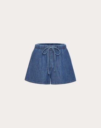 DENIM CHAMBRAY SHORTS