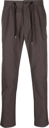 Drawstring-Waistband Slim-Cut Trousers-AB