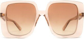 Gg1314s Shiny Transparent Sand Sunglasses