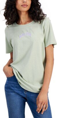 Juniors' Malibu Embroidered T-Shirt