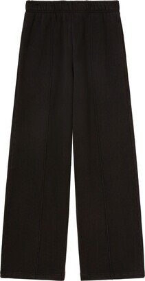 Wide-Leg Cotton Trousers-AX