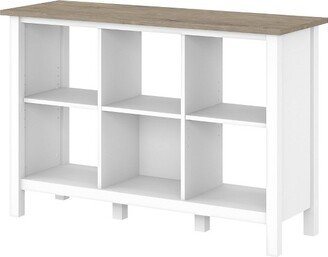 30 6 Cube Mayfield Bookshelf Shiplap Gray/Pure White