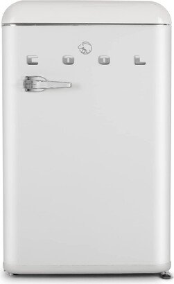 4.4 Cu. Ft. Retro Refrigerator, White