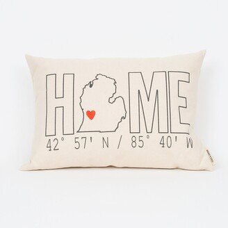 Custom Home Coordinates Pillow, Housewarming Gift, Realtor Closing New Gift For Coworker, Sweet