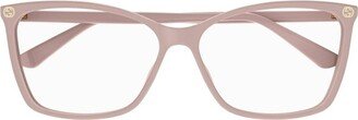 Cat-Eye Frame Glasses-CX