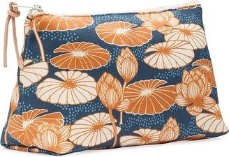 Gyllstad Lotus Blue Orange Wash Bag L