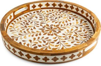 Gauri Kohli Jodhpur Wood Inlay Decorative Tray - 18