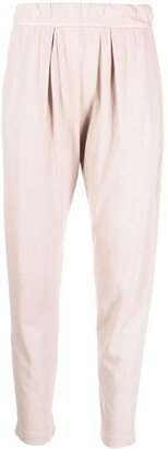 Tapered Cotton Trousers-AD