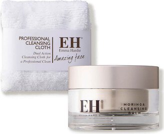 Emma Hardie Moringa Cleansing Balm with Professional Cleansing Cloth 100g