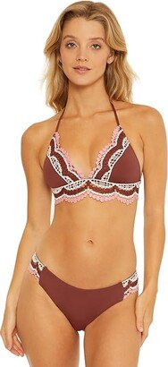 Delilah Avery Halter Top (Coconut) Women's Swimwear