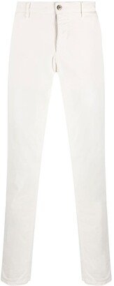 Straight-Leg Cotton Trousers-CL