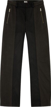 P-Warhols panelled straight-leg trousers