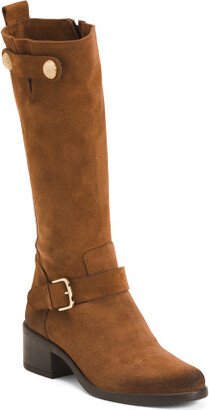 TJMAXX Suede High Shaft Boots For Women-AC