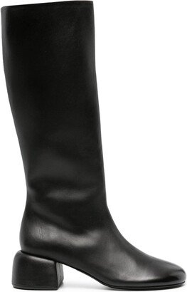 Knee-Length Leather Boots-AC