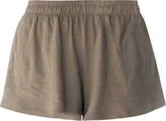 Earth Body Relaxed Hypoallergenic Natural-Body Soft Lounge Shorts In Aloe