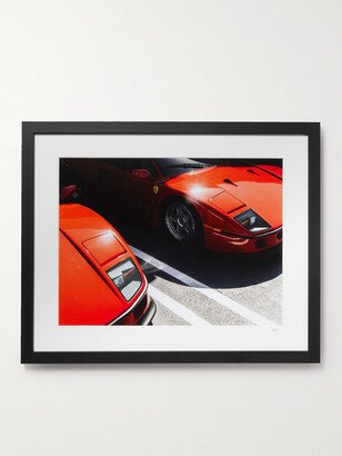 Framed 2018 Two Ferrari F40s Print, 16 x 20