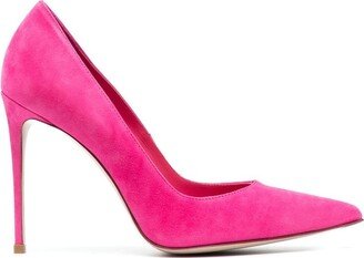 110mm Eva suede pumps