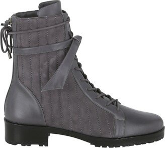 Clarita Quilted Combat Boots