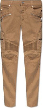 Tapered Cargo Trousers-AQ