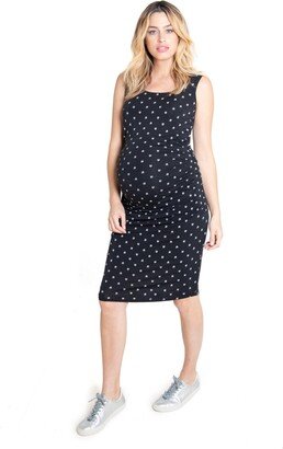 Women's Maternity Ruched Tank Dress