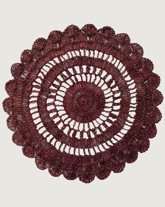 Macramé Cranberry Placemat