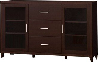 Lewes TV Stand for TVs up to 65 Cappuccino Brown