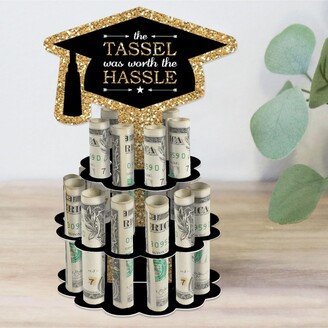 Big Dot of Happiness Tassel Worth The Hassle Gold Diy Graduation Party Money Holder Gift Cash Cake