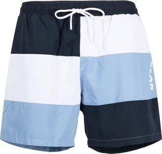 Court colourblock swim shorts