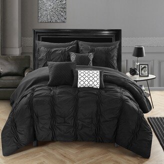 Luna Black 10-pc. Bed-in-a-Bag Comforter Set