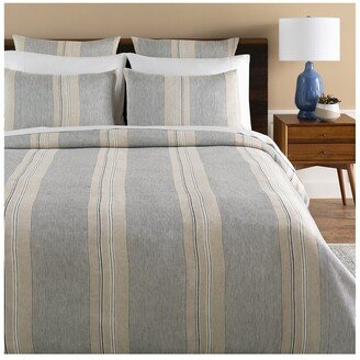 Parlan Beige Duvet Set With Two Standard Shams