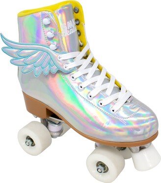 Cosmic Skates Women's Angel Wing 2 Piece Roller Skates Shoes Set