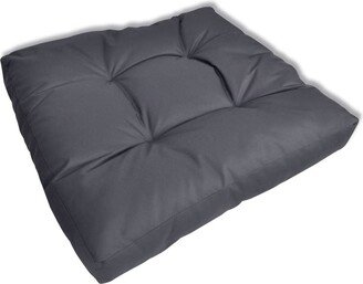 Pallet Cushion 23.6x23.6x4.7 Gray Fabric - 19.7 x 19.7