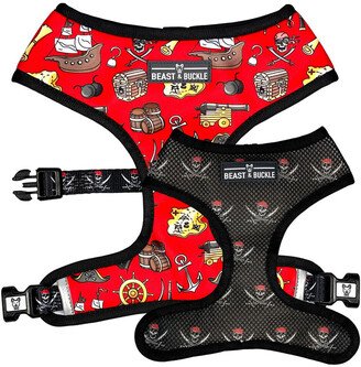 BEAST & BUCKLE Pirate Reversible Dog Harness